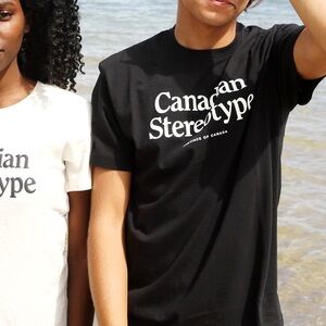 Province of Canada Black Canadian Stereotype T-Shirt Men’s Size Small